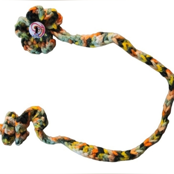 Hand Crafted Bookmark Handmade Crochet Knitted Data Cable tie Acrylic Accessory - Picture 14 of 17